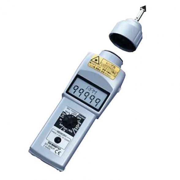Tachymètre numérique portable sans contact avec jauge de vitesse du moteur,  enregistrement rotatif avec bande réfléchissante